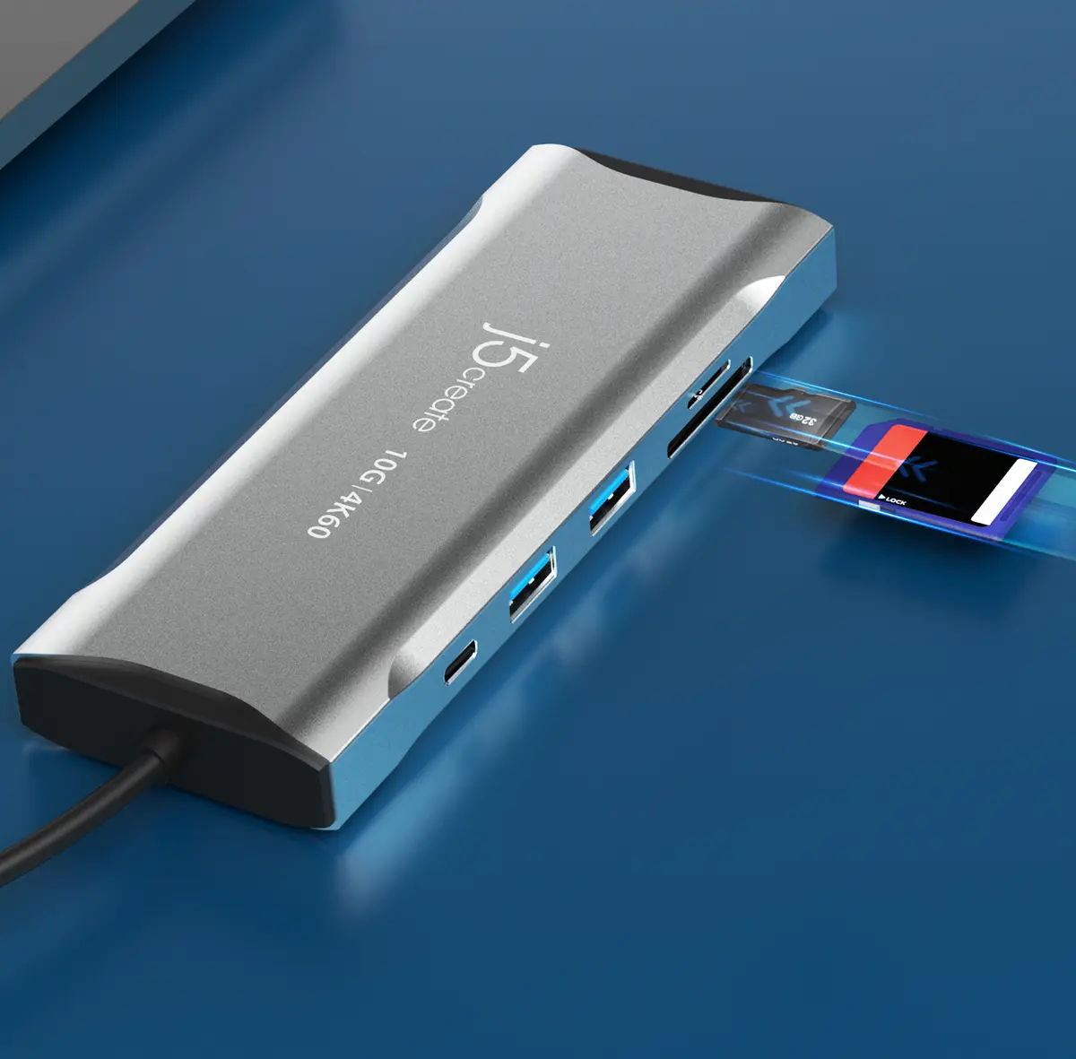 j5create JCD397-N 4K60 Elite USB-C mini dokstacija Photo 11