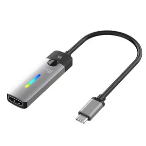 j5create JCA157-N USB Type-C to HDMI 2.1 8K Adapter with 0.1 m Cable Length and Female Connector