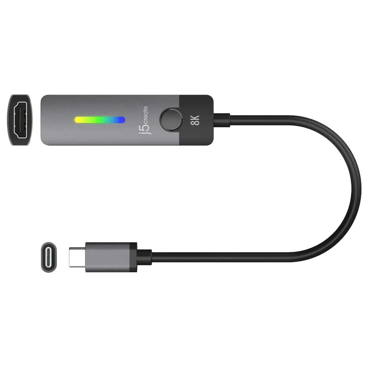 j5create JCA157-N USB-C uz HDMI 2.1 8K adapteris Photo 2