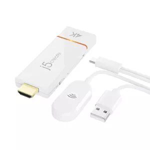 AV Receiver j5create JVAW76 4K Wireless Display Adapter 15m Range