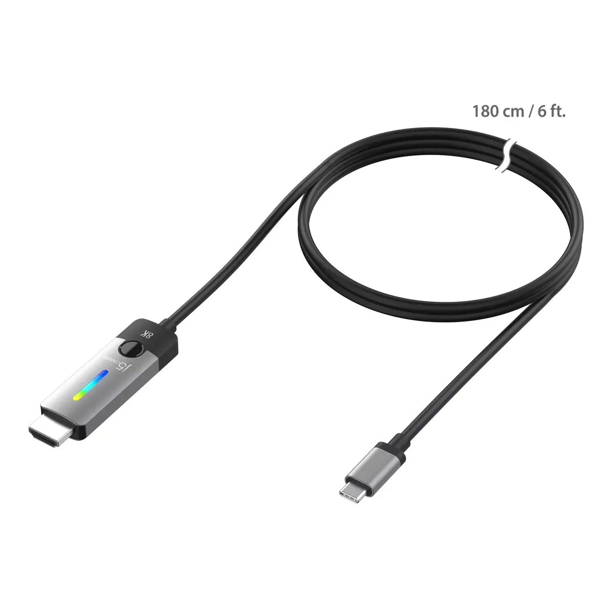 USB-C uz HDMI 2.1 8K kabelis j5create JCC157-N Photo 2