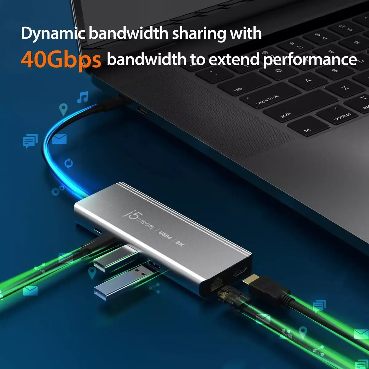 j5create JCD403 USB4 8K Multi-Port Hub Photo 6