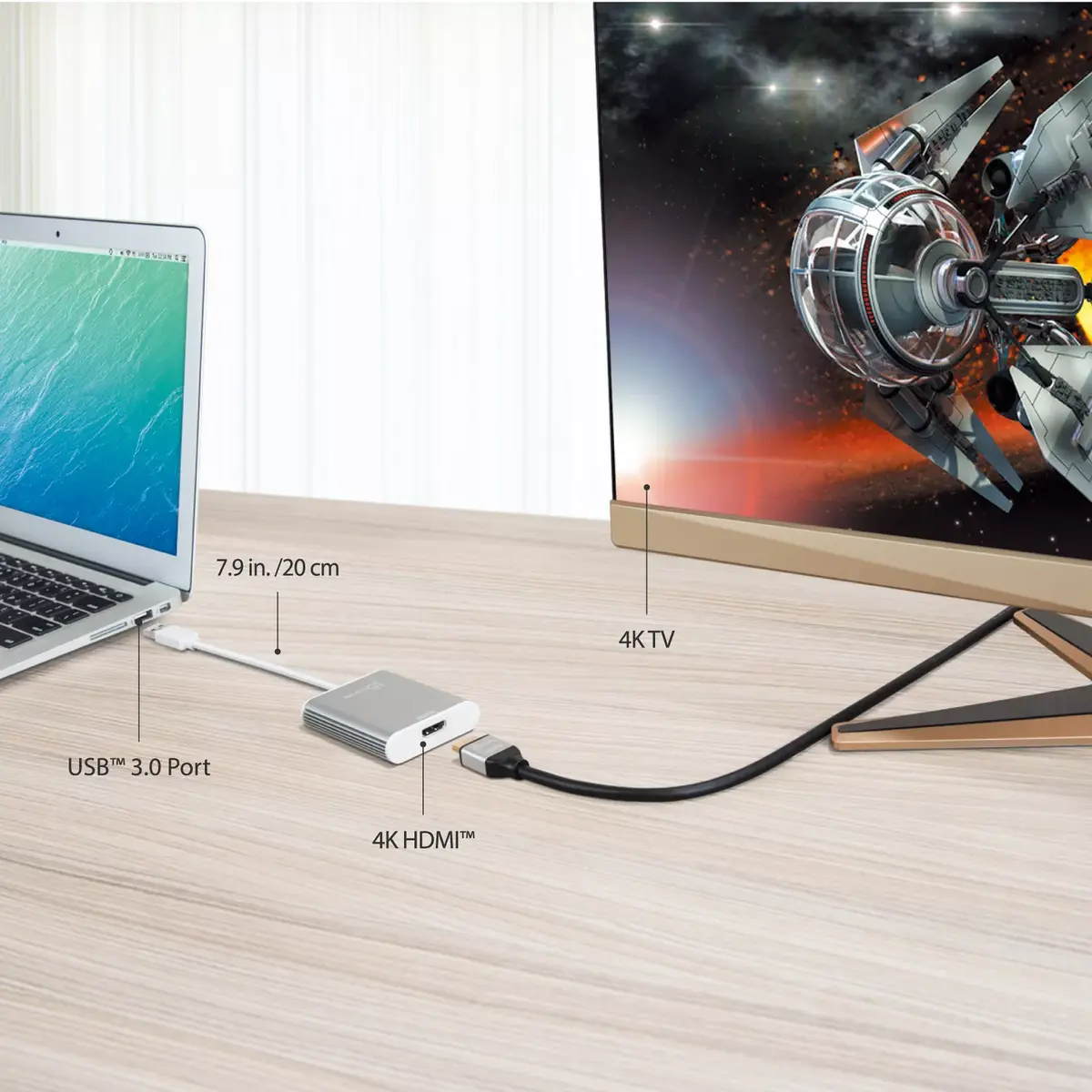 j5create JUA354 USB 3.0 к 4K HDMI адаптер Photo 9
