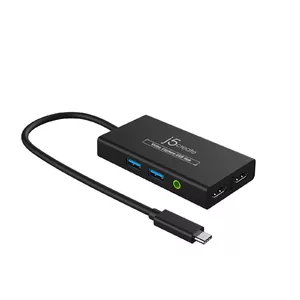 Video ieraksta USB centrmezgls j5create JVA01-N 1920x1080 30Hz Melns