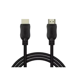 HDMI kabelis BLOW 92-602 — 5 m, HDMI Type A—Type A, HDMI 2.0, 18 Gbit/s, ARC, zelta pārklājuma kontakti, melns