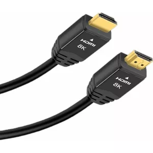 HDMI kabelis Mozos 5 m melns (modelis HD218K-5M) — HDMI uz HDMI, garums 5 m