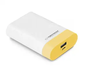 Esperanza EMP110WY Power Bank 4800 mAh White and Yellow