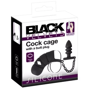 Black Velvets Cock būris ar