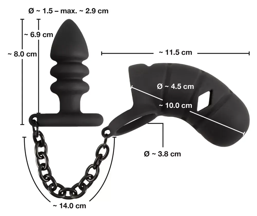 Клетка для chastity Black Velvets 05563000000 Photo 8