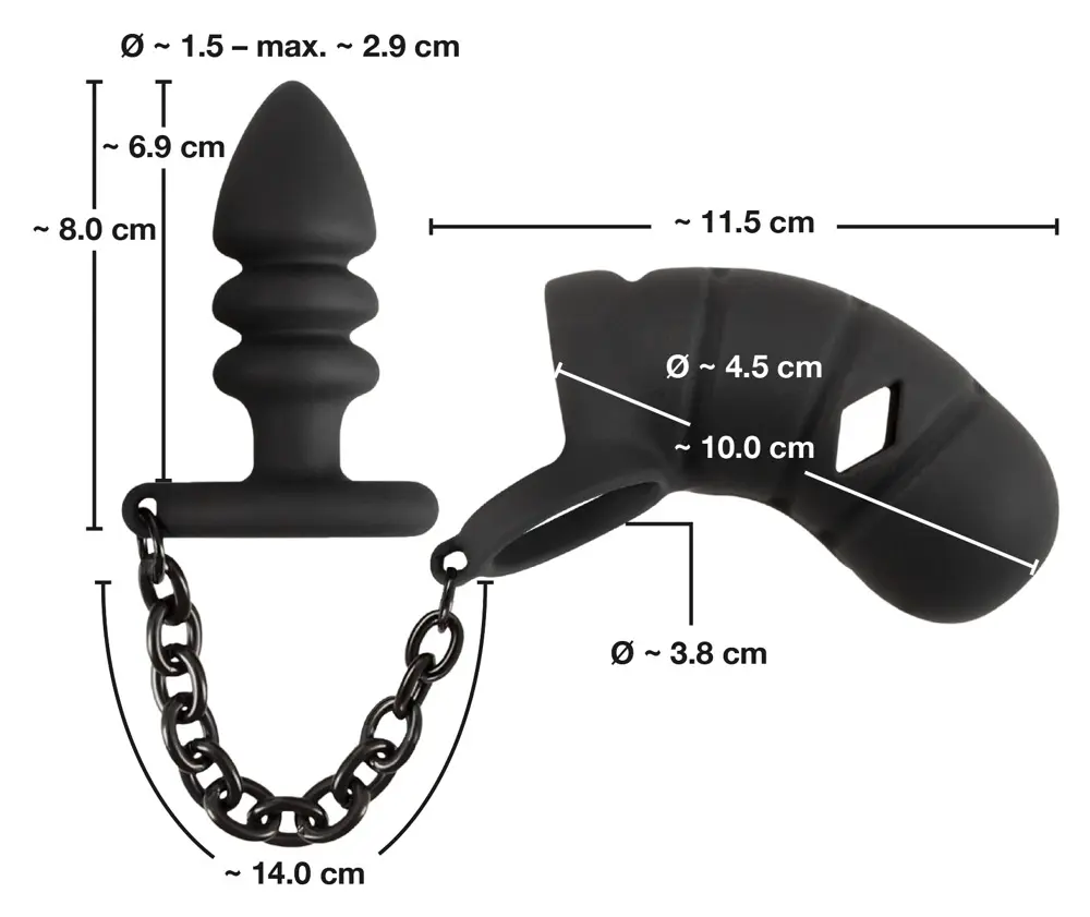 Клетка для chastity Black Velvets 05563000000 Photo 8