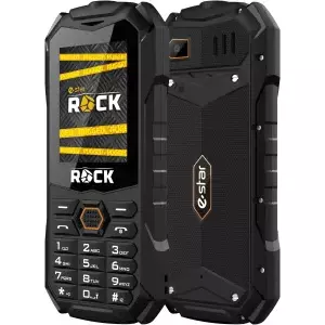 eSTAR ESTARROCK mobile phone 6.1 cm (2.4") 145 g Black Feature phone