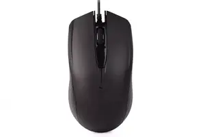 Wired Optical Mouse A4Tech OP-760 — USB Type-A, 1200 DPI, Ambidextrous, 3 Buttons, Black