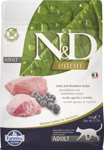 Farmina N&D Prime Lamb & Blueberry Adult 300 г сухой корм Photo 2