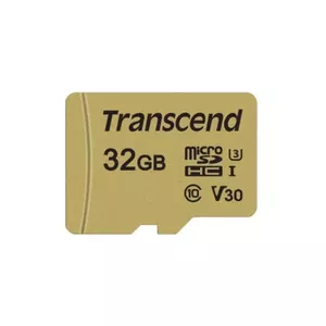 Flash Memory Transcend 32GB MicroSDHC UHS-I 500S