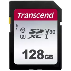Flash Memory Transcend 128GB SDXC 300S