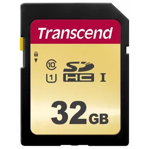 Flash Memory Transcend 32GB SDHC UHS-I TS32GSDC500S