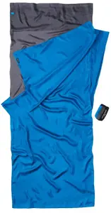 Спальный мешок COCOON Leicht-Reiseschlafsack прямоугольный 220×90 см 100% шёлк rhino/cornflower