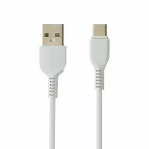 USB A to USB Type-C Cable HOCO X20, USB 2.0, 2 m, white