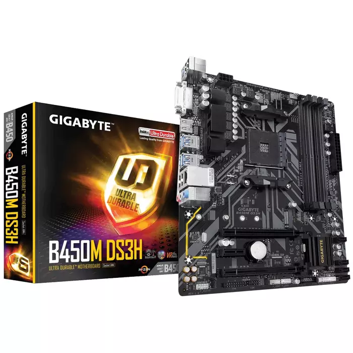 GIGABYTE GA-B450M DS3H Photo 1