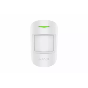 Датчик движения Ajax MotionProtect Plus White — беспроводной PIR с микроволновым сенсором, защита от животных