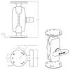Universālais Dubultais Bumbu Montāža RAM Mounts RAM-101U-B Photo 2