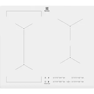 Electrolux EIV63440BW Built-in Induction Hob, 4 Zones, Touch Control