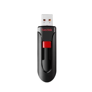 SanDisk Cruzer Glide USB zibatmiņa 64 GB USB Type-A 2.0 Melns, Sarkans