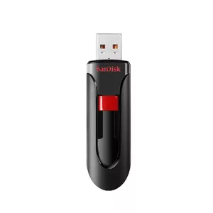 SanDisk Cruzer Glide USB zibatmiņa 128 GB USB Type-A 2.0 Melns, Sarkans