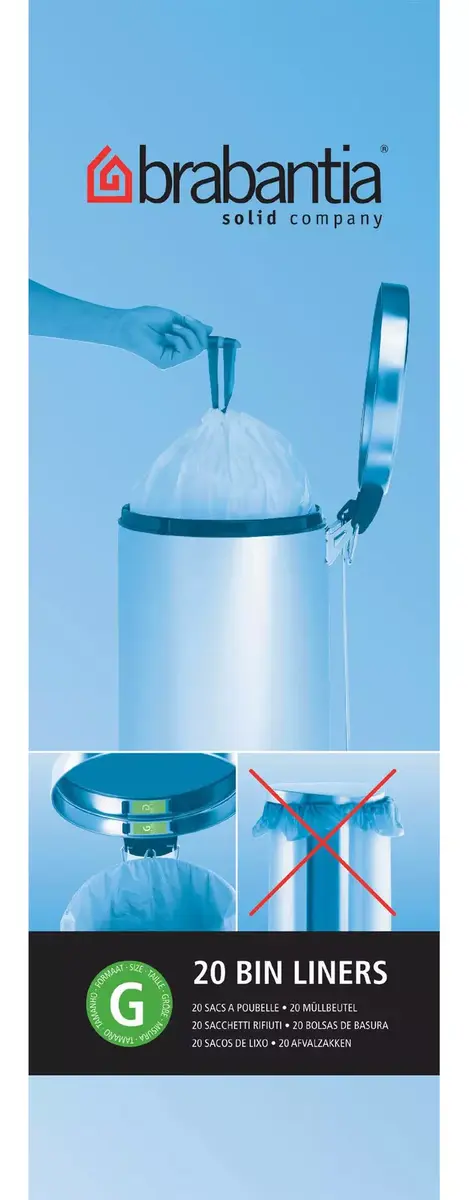 Trash Bag Brabantia G 30 L Photo 2