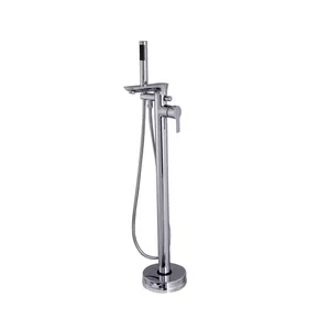 Напольный смеситель для ванны Invena Glamour BW-02-W01-V, хром