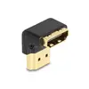 DeLOCK HDMI adapteris vīriešu uz sieviešu 90° leju Photo 2