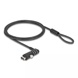 Cable lock Navilock 20916 Black 1.8 m