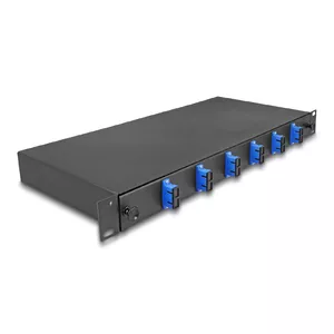 DeLOCK 19" Optical Fiber Splice Box 6 x SC Duplex OS2 1U