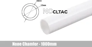 Жёсткая трубка Crystal Link 16/14 мм, BitsPower BP-NCCLT16ACWH-L1000 — 1000 мм, белая