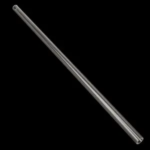 Cieta dzesēšanas caurule BitsPower Crystal Link 14/12 mm ārējais/iekšējais — 500 mm, caurspīdīga
