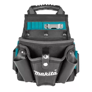 Tool pouch Makita E-15182 Stainless steel Leather Polyester 145mm