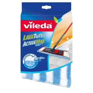 Mop wet pad VILEDA Active Max ACC – cotton, blue, 1 pc