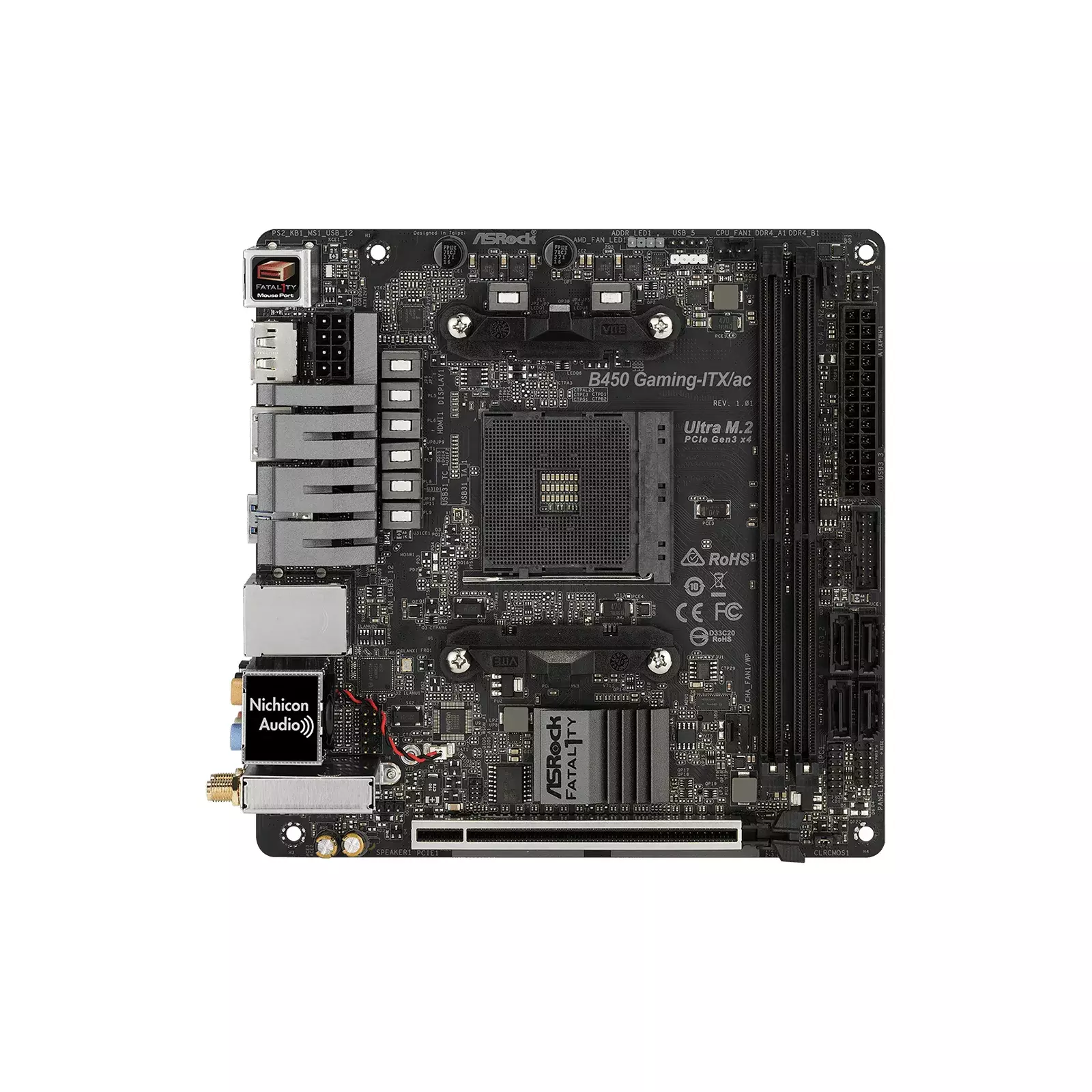 Motherboard Asrock Fatal1ty B450 Gaming-ITX/ac
