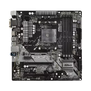 Asrock B450M Pro4 AMD B450 Ligzda AM4 mikro ATX