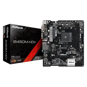 Pamatplate Asrock B450M-HDV AMD B450 Socket AM4 micro ATX