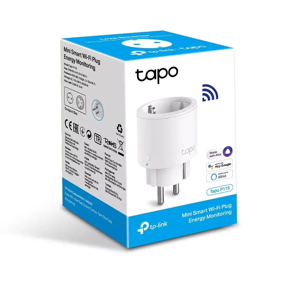 Умная Wi-Fi розетка TP-Link Tapo Mini P115 Photo 2
