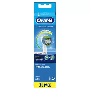 Oral-B Precision Clean 80339356 zobu sukas galviņa 6 pcs Zils, Balts