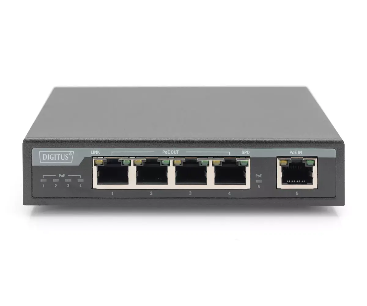 Digitus 4 Port Gigabit 4PPoE Extender Photo 3