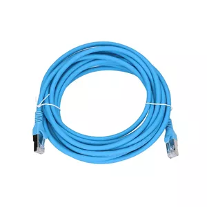 Network Cable Extralink LAN Patchcord Kat.6A RJ-45 Cat6a 5m Blue