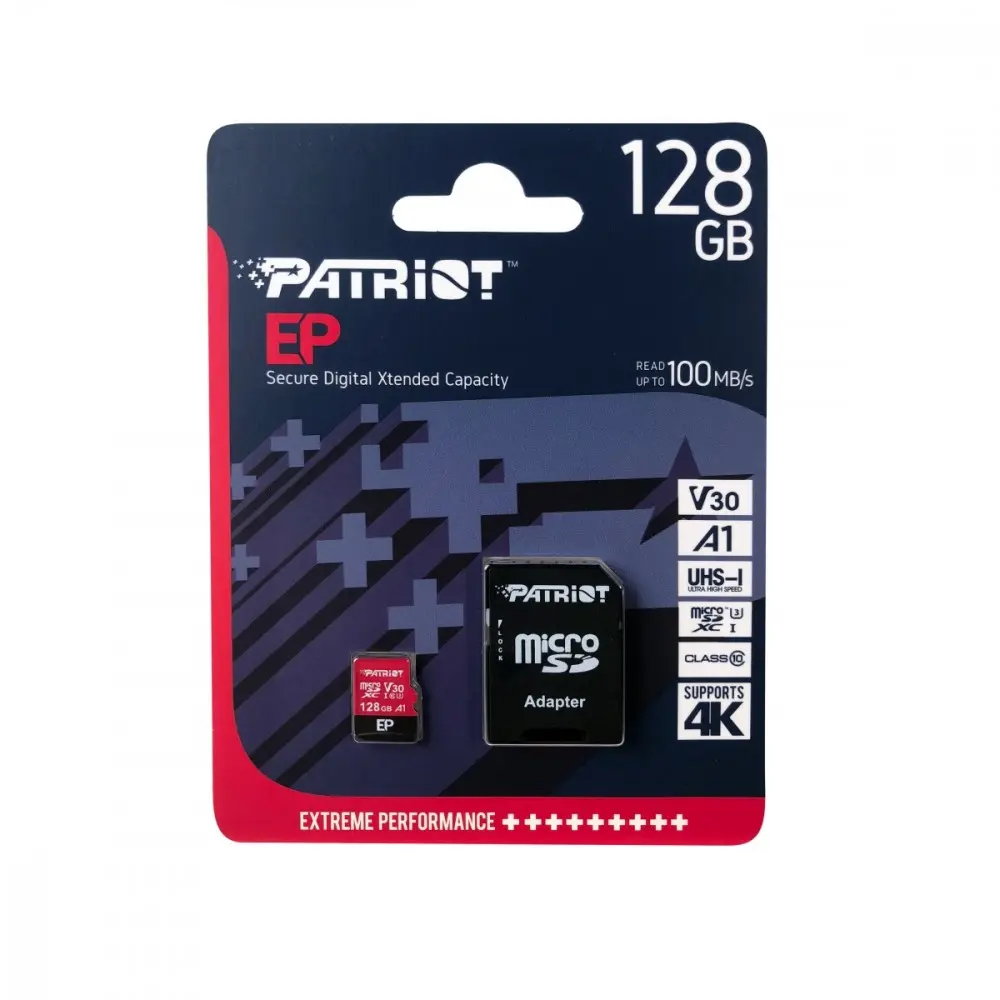 MicroSDXC atmiņas karte PATRIOT 128GB Class