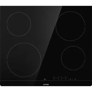 Gorenje ECT641BSC варочная поверхность Черный Встроенный 60 cm Керамический 4 зона(ы)