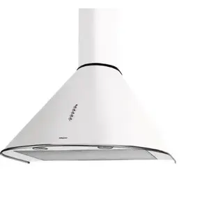 Wall-mounted cooker hood AKPO WK-4 Dandys Eco 60 cm, ducted/recirculating, 434 m³/h, 102 W motor, 51–72 dB, white
