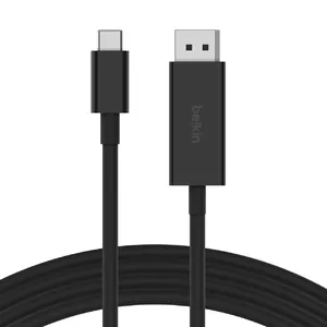 USB Type-C uz DisplayPort kabelis Belkin AVC014bt2MBK 2m Melns