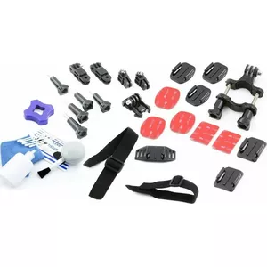 Mounting Kit for GoPro Hero (models 5, 4, 3+, 2) and SJCam/Xiaomi by Xrec — Basic set SB3783