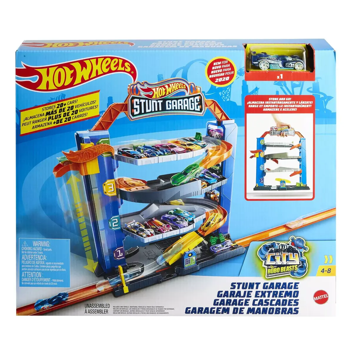 Spēļu komplekts Hot Wheels City Stunt Garage Photo 9
